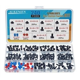 KIT PULSADORES 240 PIEZAS                         