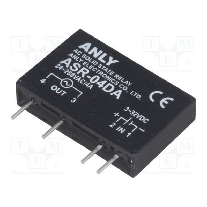 RELE ESTADO SOLIDO E/3-32VDC  4A  S/24-280VCA     