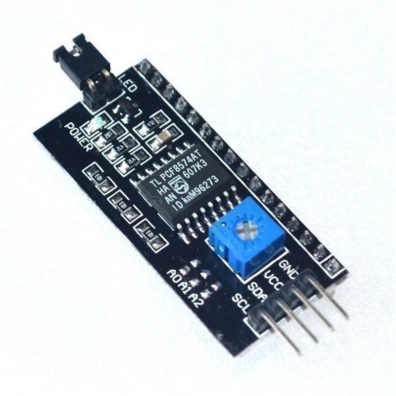 INTERFACE ARDUINO SERIE I2C PARA LCD 1602 Y 2400  