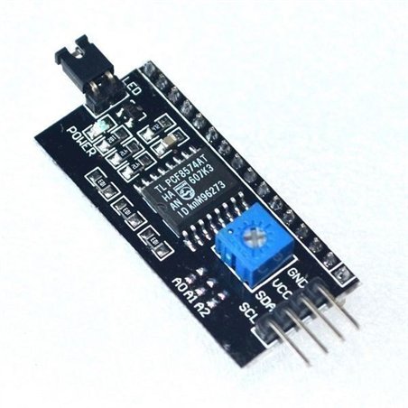 INTERFACE ARDUINO SERIE I2C PARA LCD 1602 Y 2400  