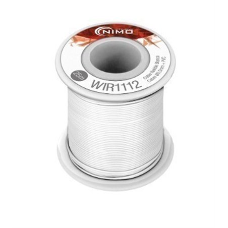 CABLE CONEX BLANCO 0.25 ROLLO 25M                 