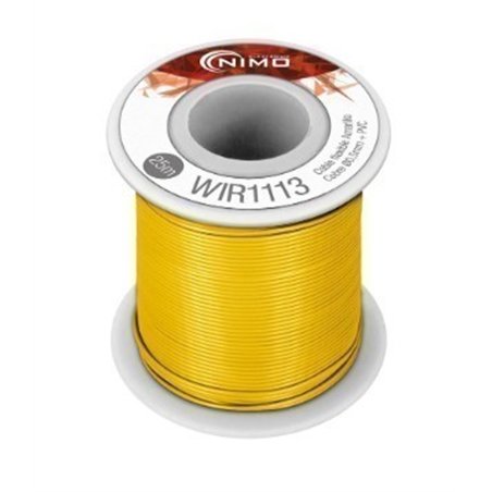 CABLE CONEX AMARILLO 0.25 ROLLO 25M               