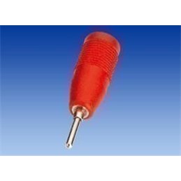 ADAPTADOR BANANA 2MM M/4MM H ROJO                 
