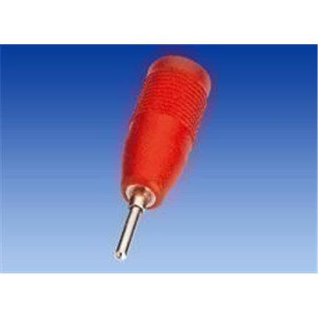 ADAPTADOR BANANA 2MM M/4MM H ROJO                 