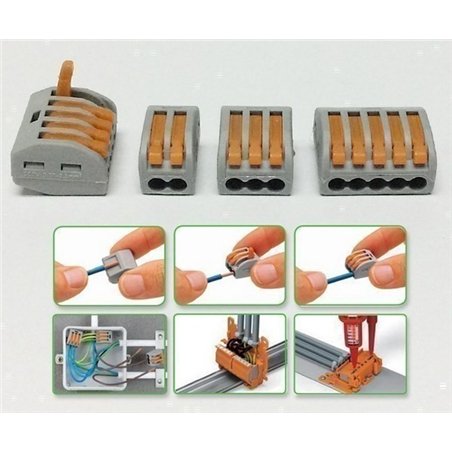 FICHA EMPALME COMPACTA 3 VIAS                     