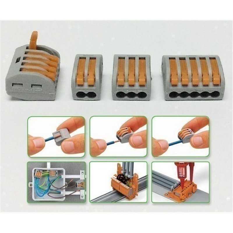 FICHA EMPALME COMPACTA 2 VIAS                     