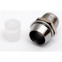 SOPORTE LED 8MM METALICO CONICO                   