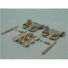 CARCASA SUBD 25V AMP METALIZADA                   