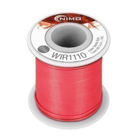 CABLE CONEX ROJO 0.25 ROLLO 25M                   