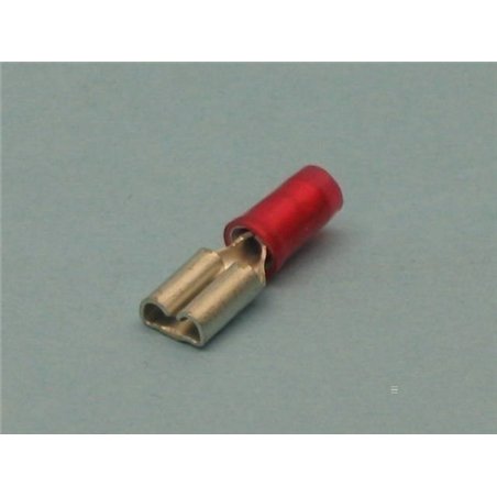 TERMINAL AMP ROJO FASTON H 5MM                    