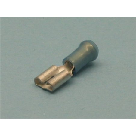 TERMINAL AZUL FASTON H 6.3 MM                     