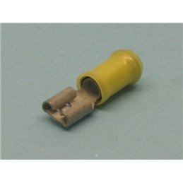 TERMINAL AMARILLO FASTON H 6.3MM                  