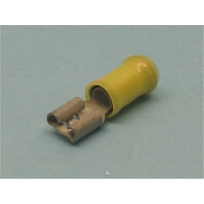 TERMINAL AMARILLO FASTON H 6.3MM                  