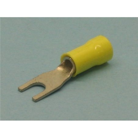 TERMINAL AMARILLO HORQUILLA 4.5MM                 