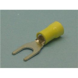 TERMINAL AMARILLO HORQUILLA 6MM                   