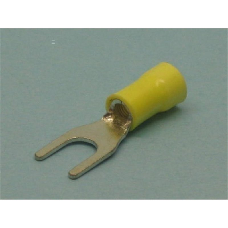 TERMINAL AMARILLO HORQUILLA 6MM                   