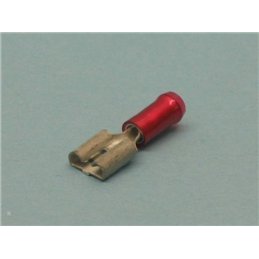 TERMINAL ROJO FASTON H 6.3MM                      