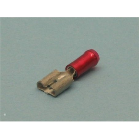 TERMINAL ROJO FASTON H 6.3MM                      