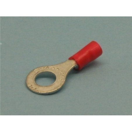 TERMINAL ROJO CERRADO 6MM                         