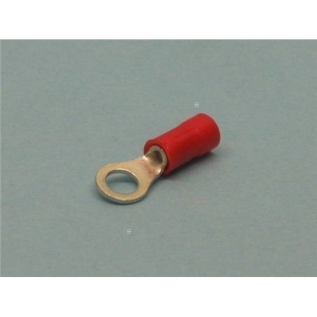 TERMINAL ROJO CERRADO 4MM                         