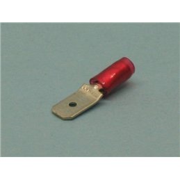 TERMINAL ROJO FASTON M 6.3MM                      