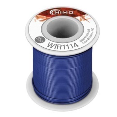 CABLE CONEX AZUL 0.25 ROLLO 25M                   