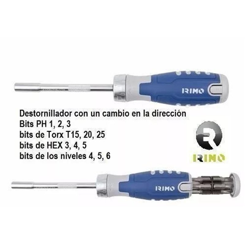 DESTORNILLADOR IRIMO CARRACA 12 PUNTAS            