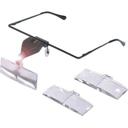 LUPA CON GAFAS ERGONOMICAS Y LUZ                  