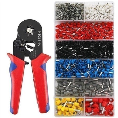 TENAZA PUNTERAS 0,5 A 10MM CRIMPADO HEXAGONAL     