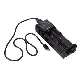 CARGADOR BATERIAS ION-LITIO 18650                 