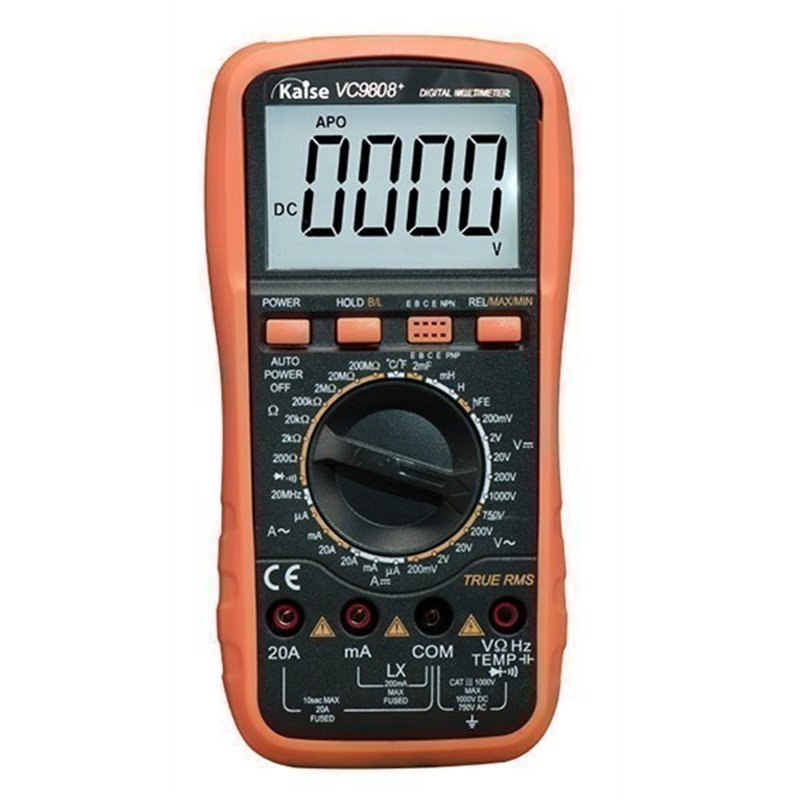 TESTER KAISE VC9808+ TRUE RMS                     