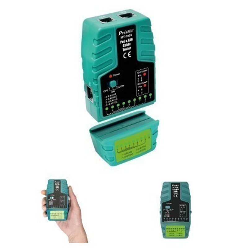 TESTER REDES ETHERNET Y POE                       