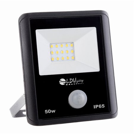 FOCO LED 50W BLANCO FRIO C/SENSOR                 