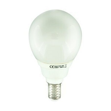 LAMPARA BAJO CONSUMO ESFERICA 11W E14 DIA         