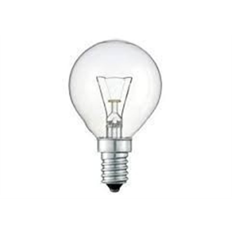 LAMPARA ESFERICA CLARA 25W 230V E14               