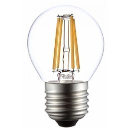 LAMPARA LED ESFERICA 4W 230V FILAMENTO E27 CAL    
