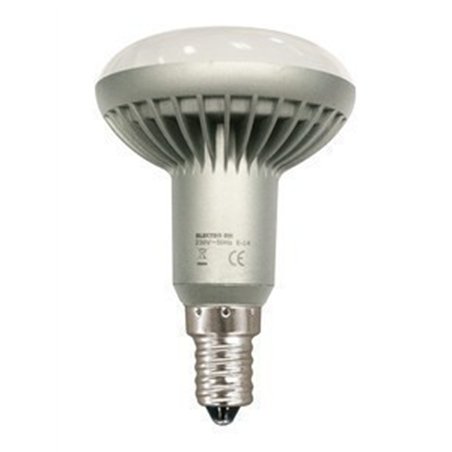 LAMPARA LED REFLECTORA R50 230V 100º E-14 DIA     
