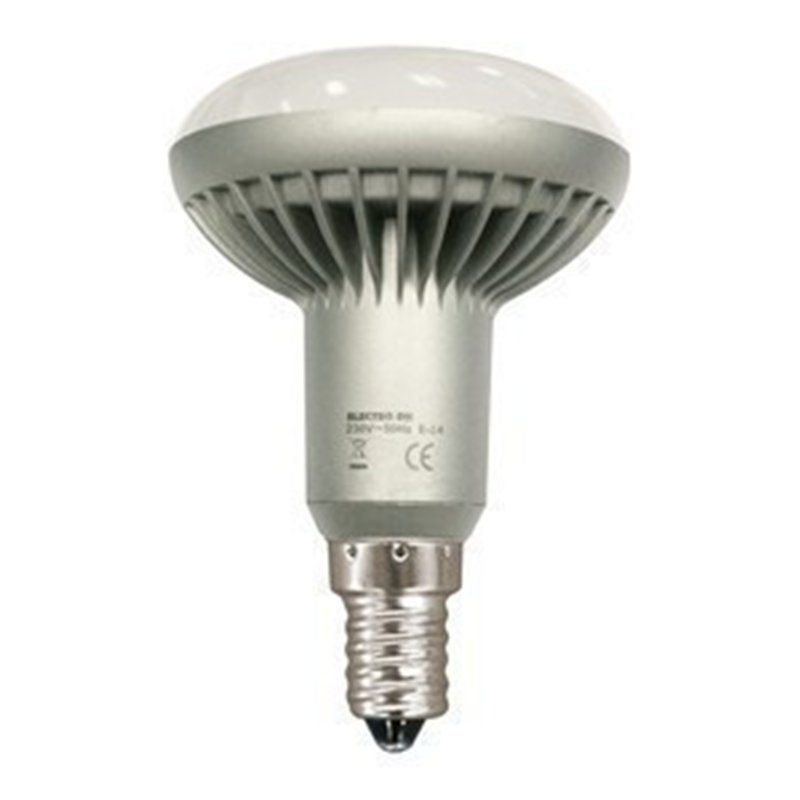 LAMPARA LED REFLECTORA R50 230V 100º E-14 CAL     
