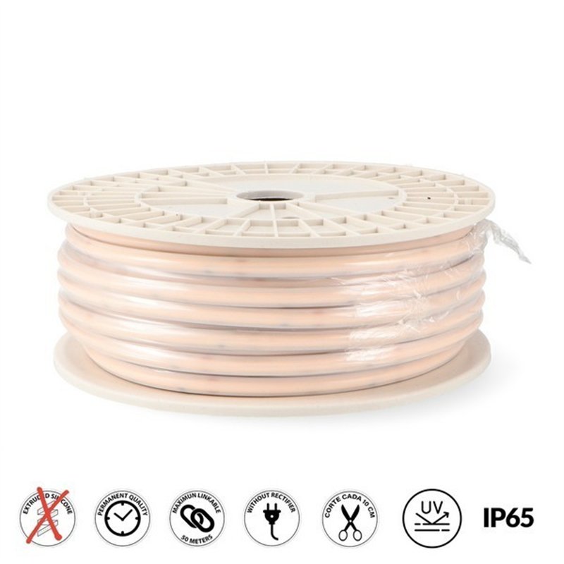 LED CINTA FLEXIBLE BLANCO NEUTRO 220V COB IP65    