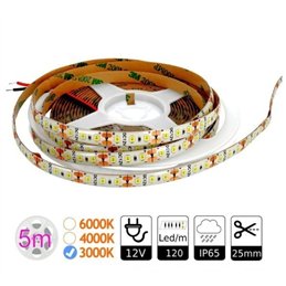 METRO LED CINTA BLANCO CALIDO 12V 3528 IP65       