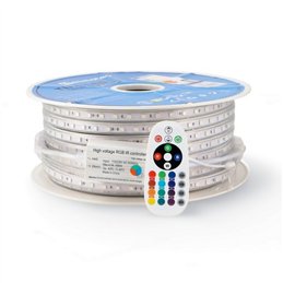 LED CINTA RGB 220V 5050 14.4W/m IP65 - 50MTS      