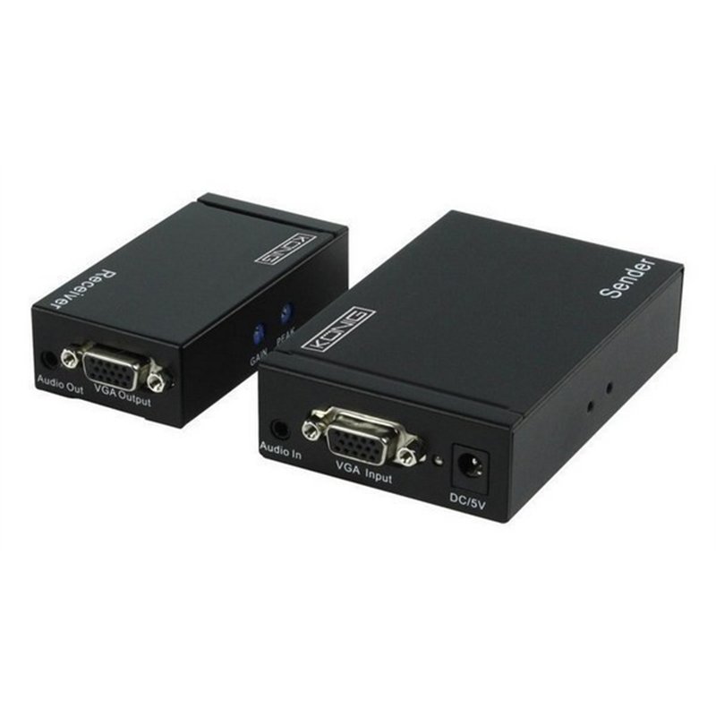 EXTENSOR VGA/AUDIO UTP                            