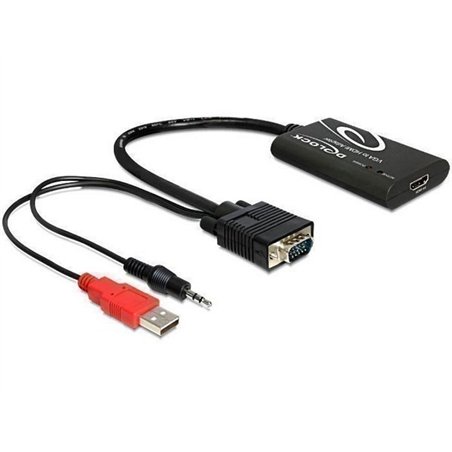 CONVERSOR VIDEO+AUDIO VGA A HDMI                  