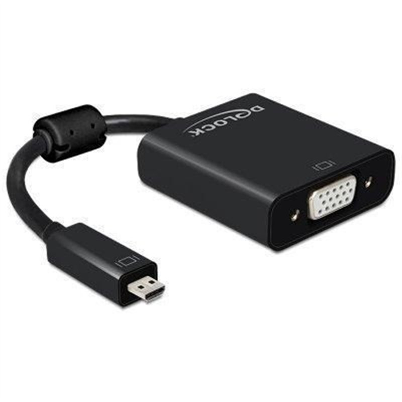CONVERSOR VIDEO MICRO HDMI A VGA                  