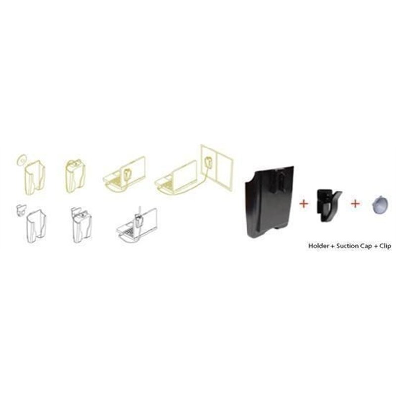 SOPORTE USB WIRELESS CLIP+VENTOSA                 