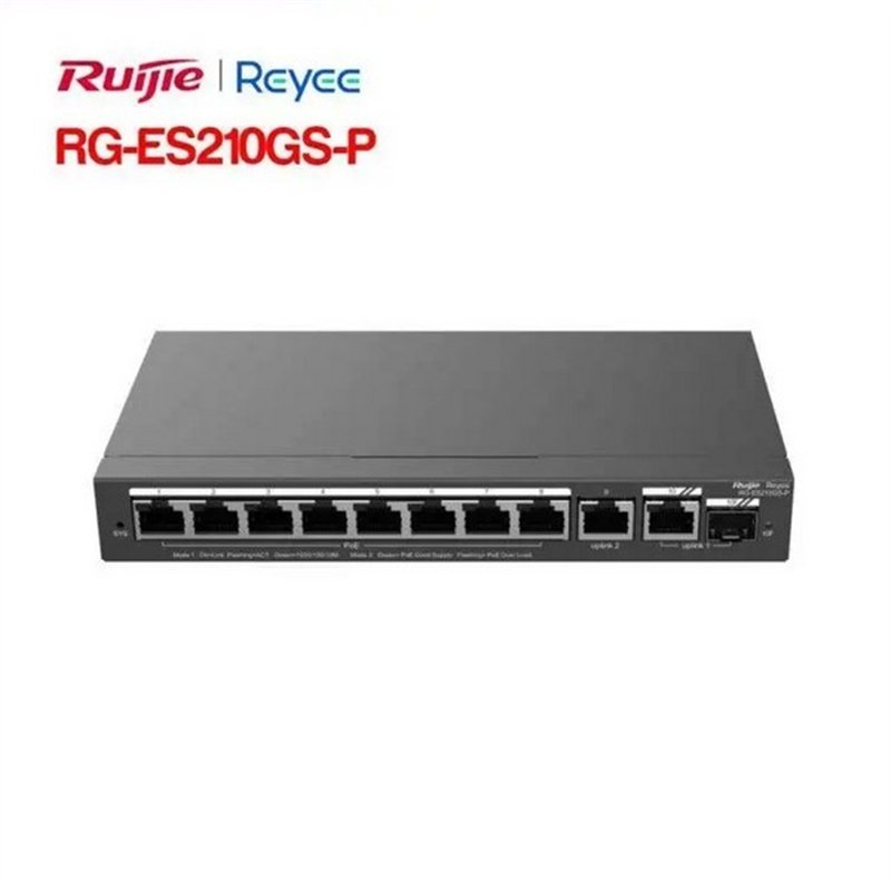 SWITCH  REYEE RG-ES210GS-P POE                    