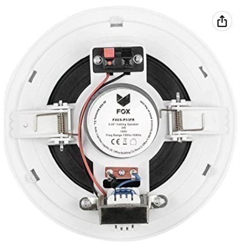 ALTAVOZ TECHO FOX 100V 5,25" 3W                   