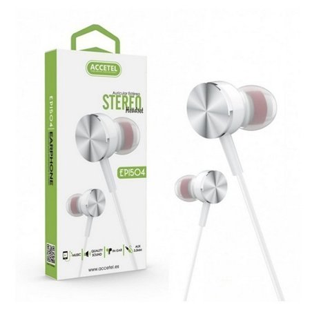 AURICULAR ACCETEL ESTEREO BLANCO                  