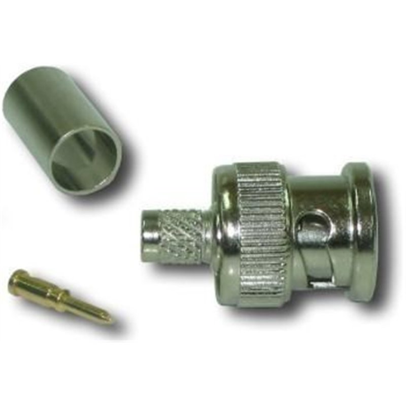 CONECTOR BNC M CRIMP RG59 TYCO                    