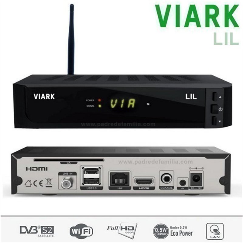 RECEPTOR SATELITE VIARK HD LIL H265               
